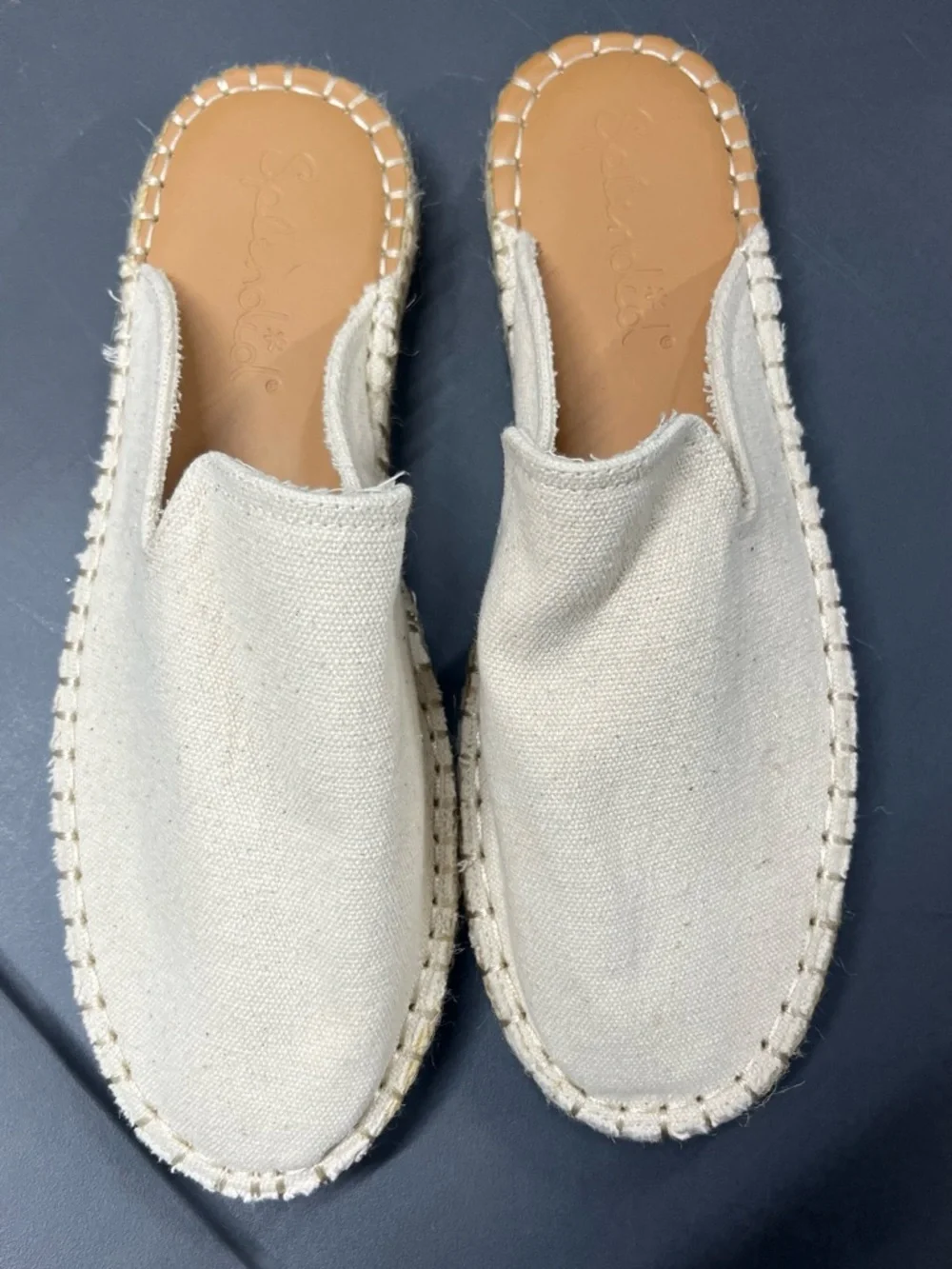 Splendid NEW Julia slip on espadrille size 7.5 women’s shoes neutral comfort